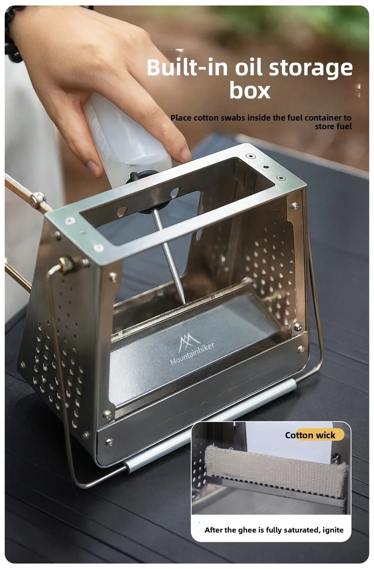 Mountainhiker Lightweight Mini Fire Stove Outdoor Camping