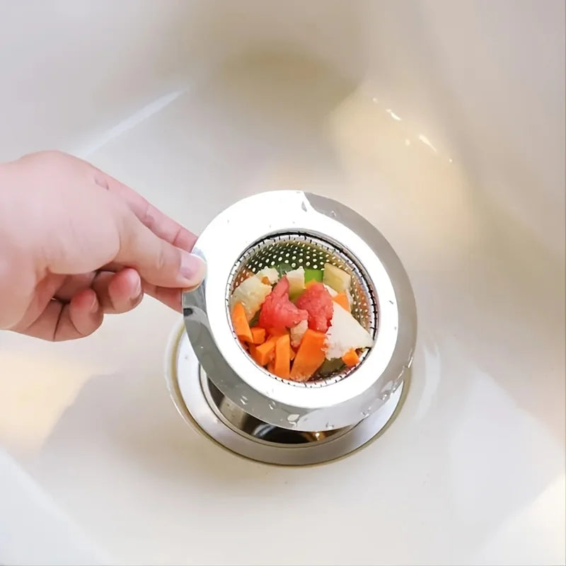 2pcs Sink Strainer Stainless Steel Sink Drain Strainer