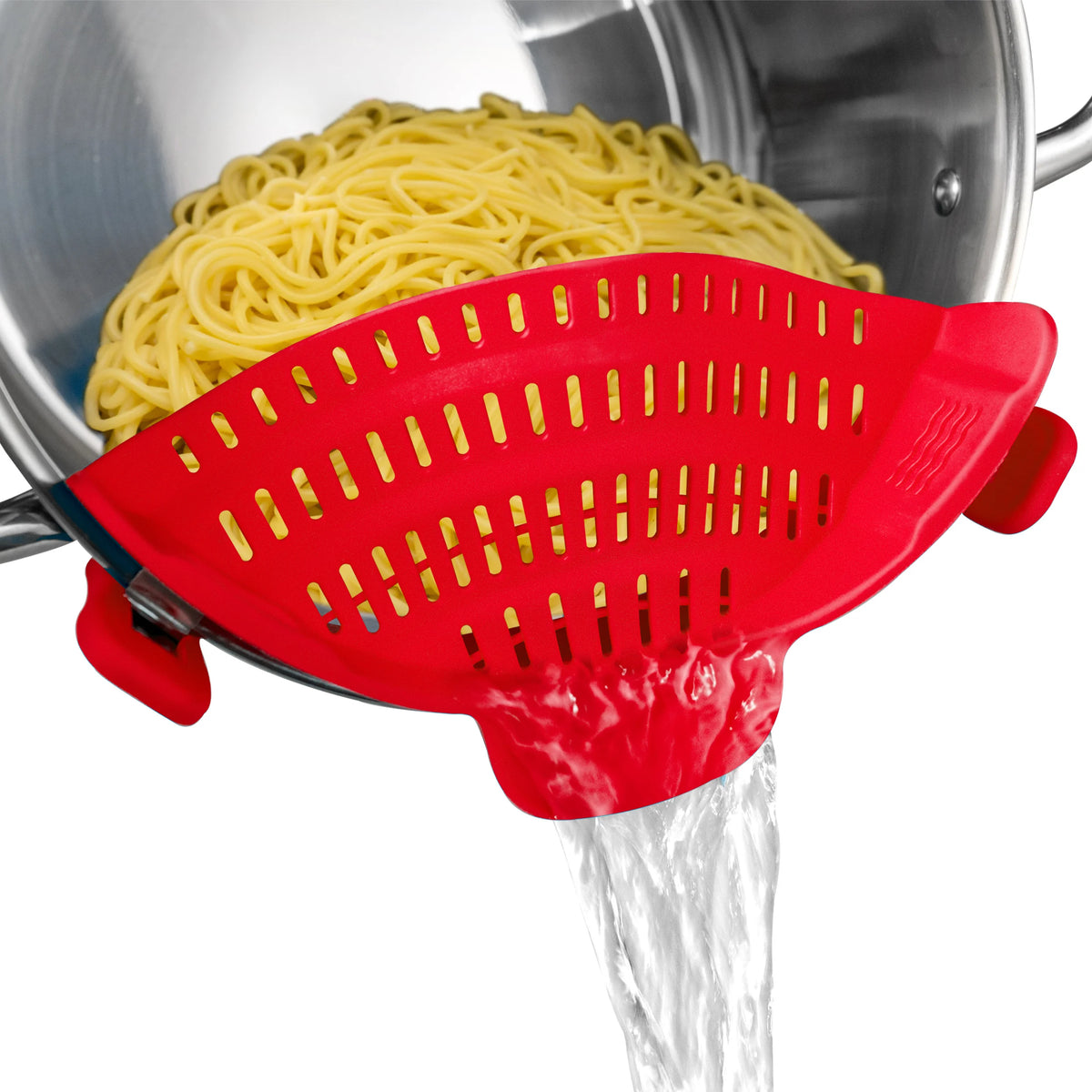 1pc Strainer Silicone Pot Strainer Adjustable Silicone Clip