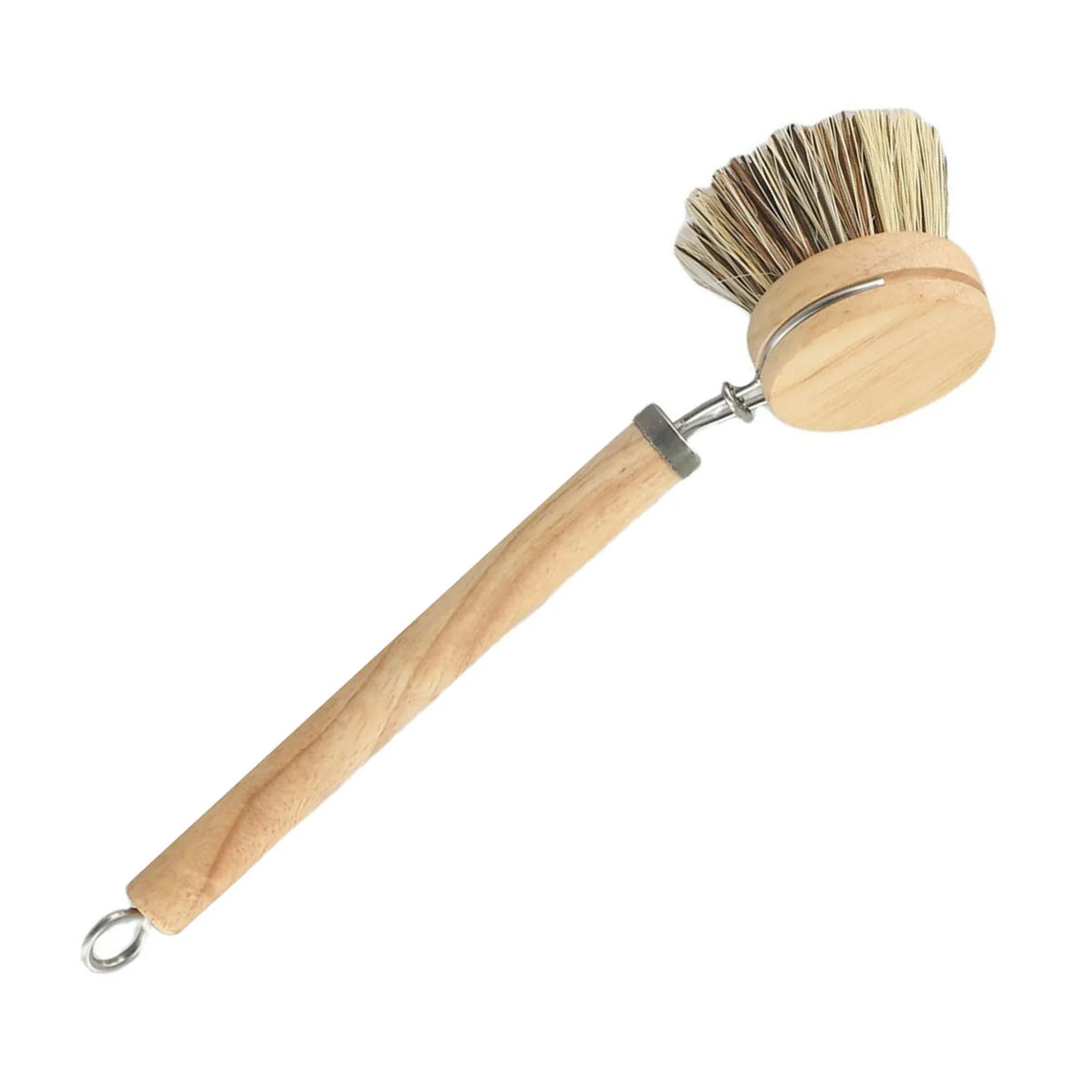 Bamboo Dish Scrub Brush Wooden Cleaning Scrubbers Cleaning