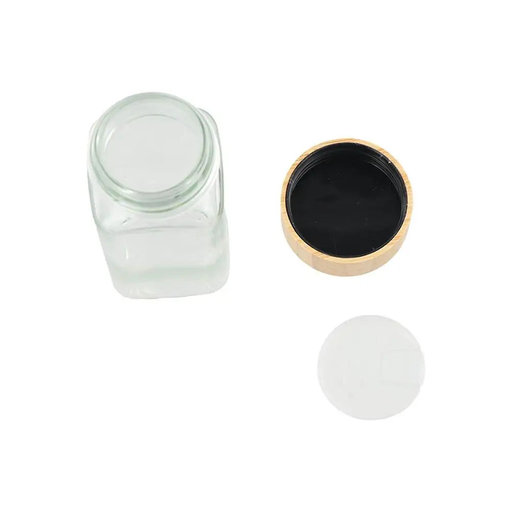 120ml Glass Spice Jars 4oz Square Spice Bottles