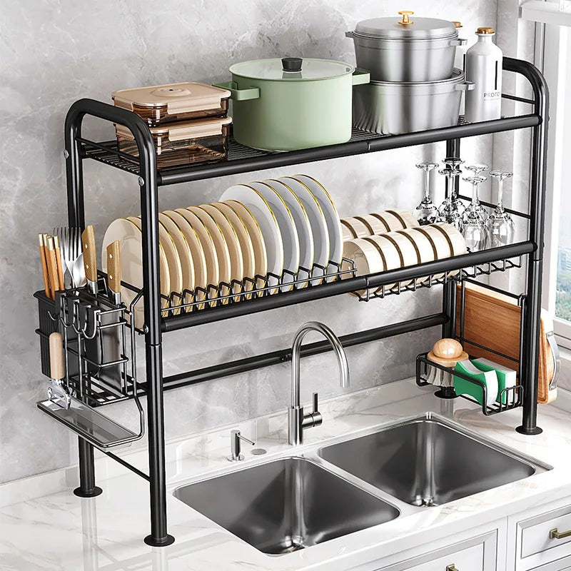 Storage Shelf Over Sink Dish Drying Rack Counter