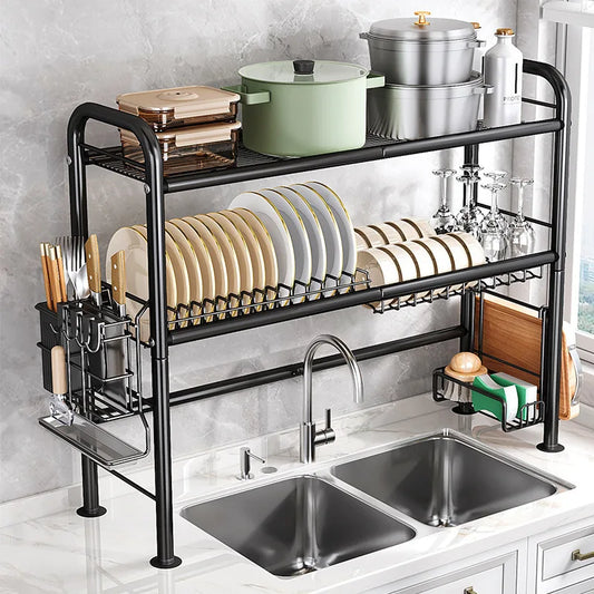 Storage Shelf Over Sink Dish Drying Rack Counter