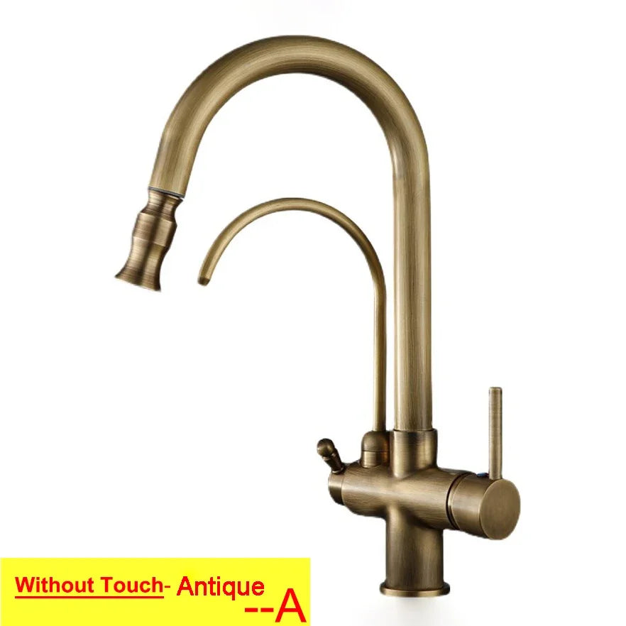 Touch On Filtered Faucet Three Ways Cold Drinking
