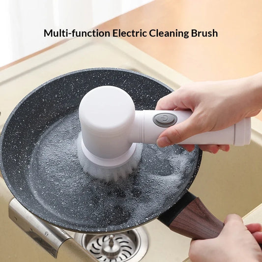 Electric Scrubber Brush Multi Use Bathroom Toilet Corner