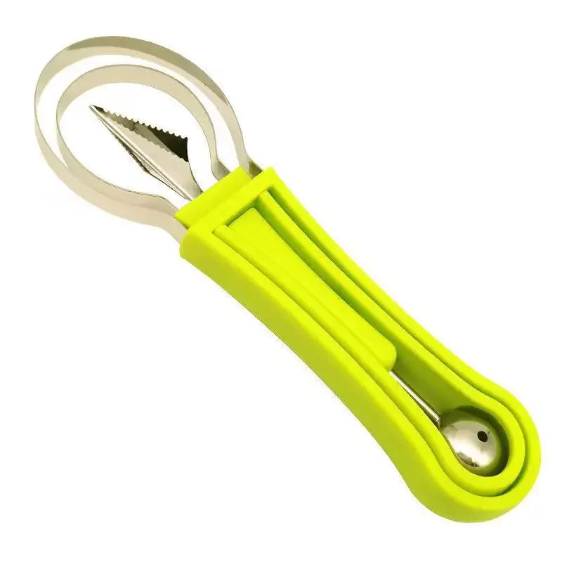 In Watermelon Slicer Cutter Scoop Fruit Carving Knife