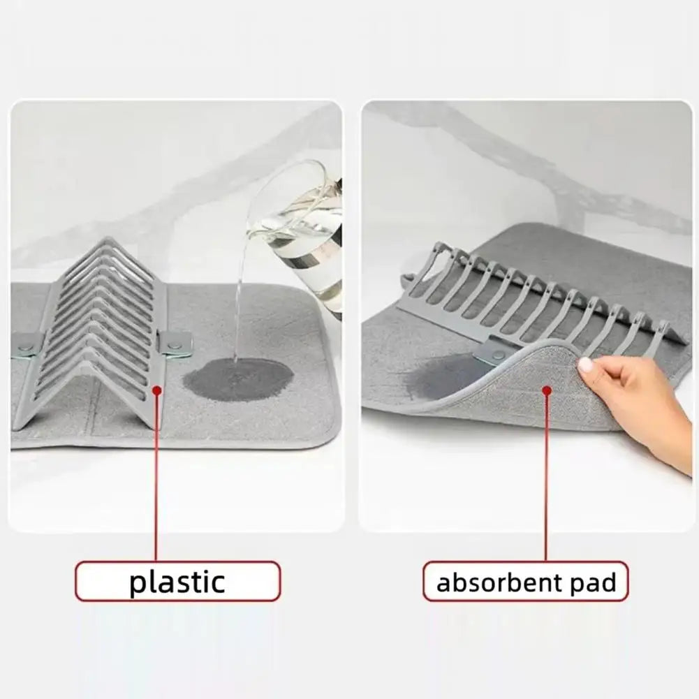 Folding Drain Pad Air Circulation Drying Mat Super