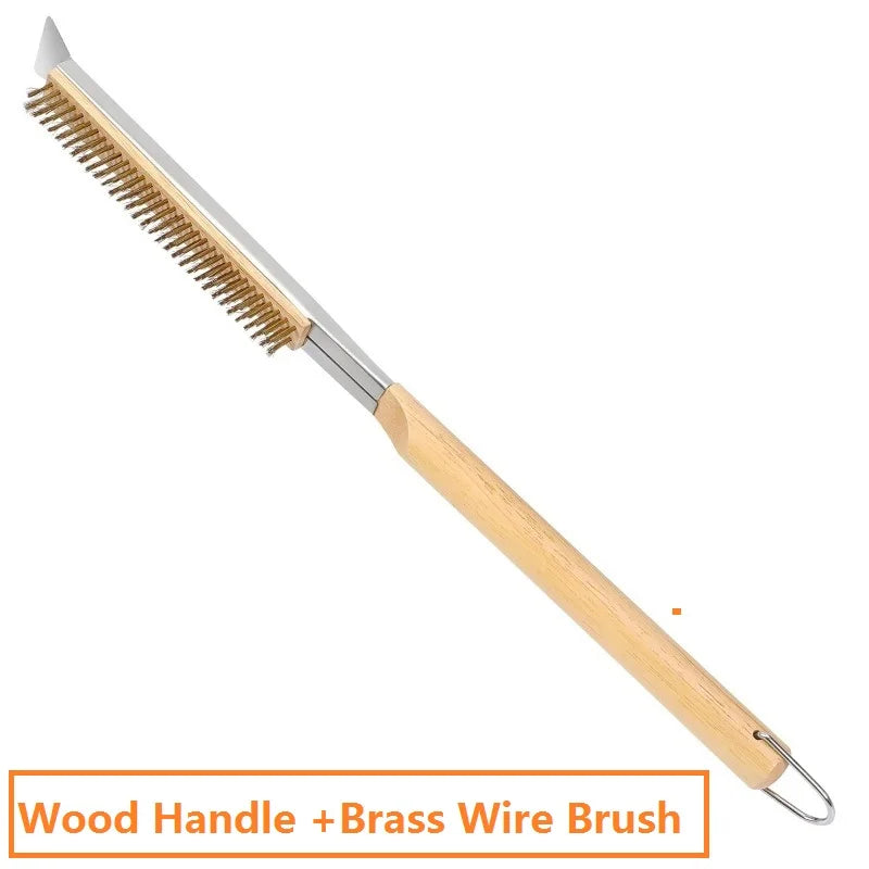 Pizza Oven & Stone Brush Scraper 21in Clean