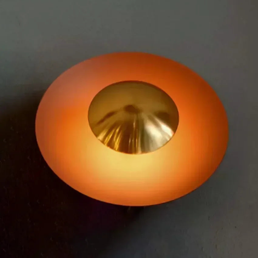Modern Minimalist Designer Led Wall Light Dish Foyer