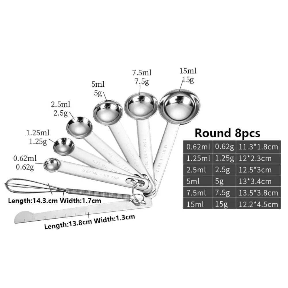Food Grade Measuring Spoon Scale Stainless Steel Baking