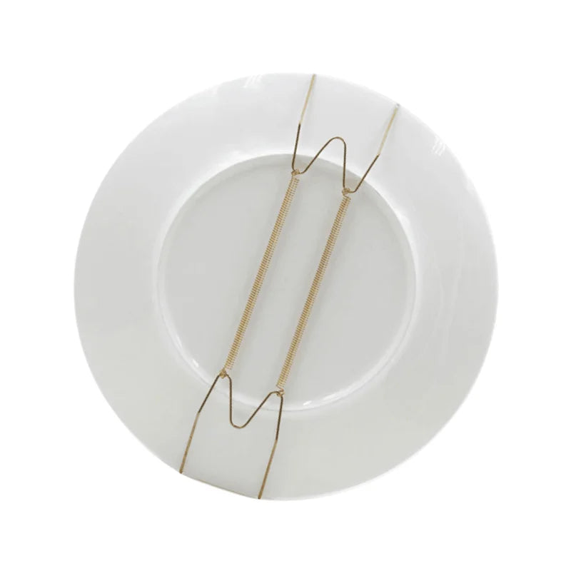 4/5/6/7/8/10/12/14/16 Inch Plate Dish Hangers Holder W-Shaped