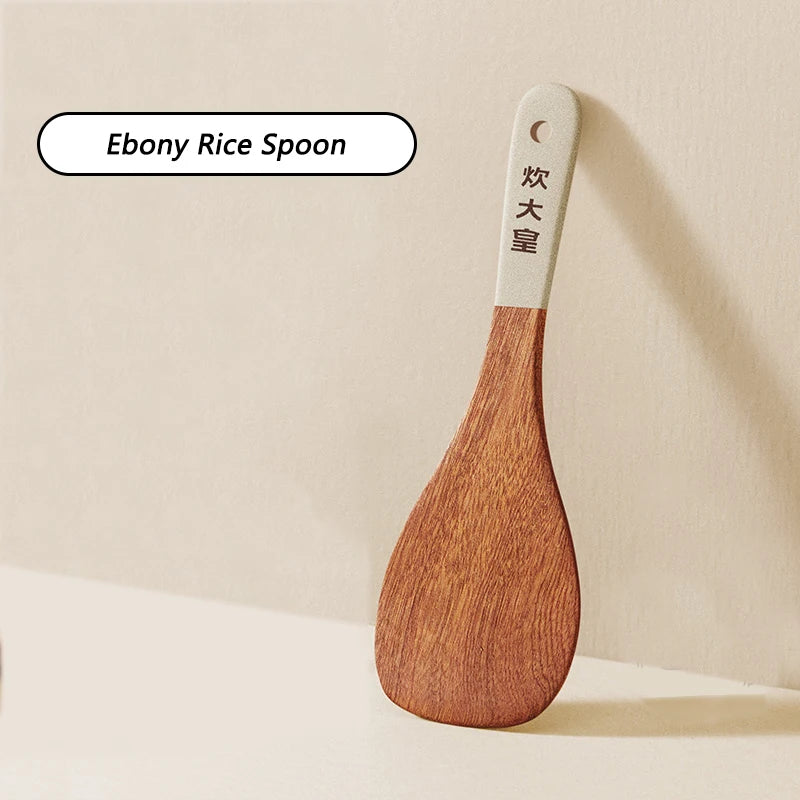 Cooker King Ebony Wood Spatula Non Stick Pan