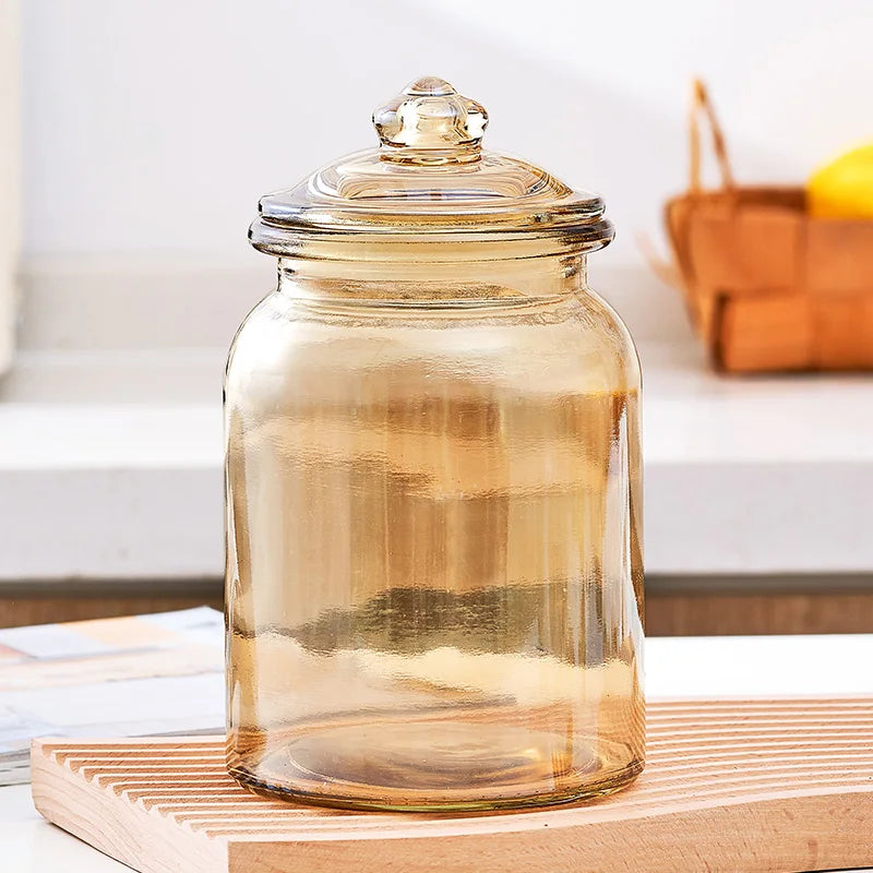 Glass Airtight Jars Food Grade Storage Box Storage