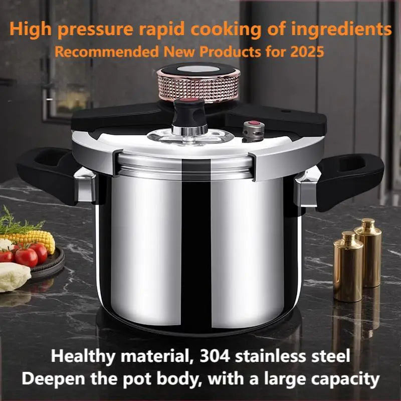 304 Stainless Steel Pressure Cooker - 100kpa Super