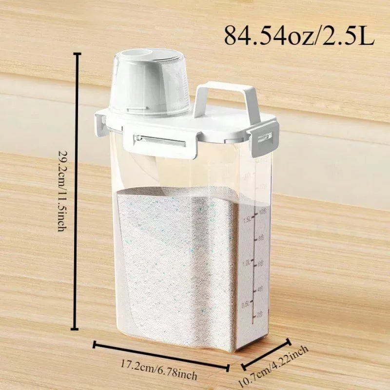 5l Covered Moisture-Proof Sealed Storage Container - Used