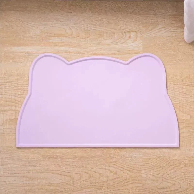 1pc Cat Dog Meal Mat Pet Silicone Mat