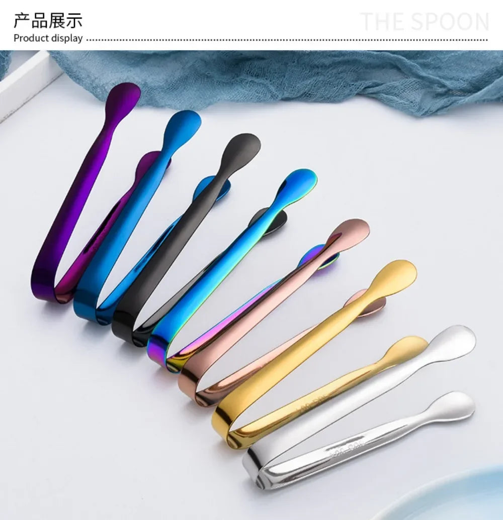 Toolbar Cooking Utensils Ice Tongs Sugar Cube Multicolor