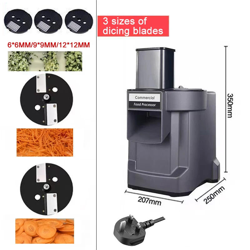 Commercial Vegetable Chopper In1 Electric Cutting Machine Carrot
