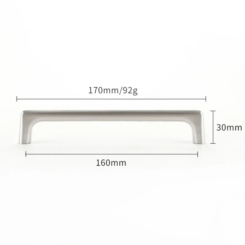 Silver Cabinet Storage Handles 96-320mm Dressers Cupboard Closet