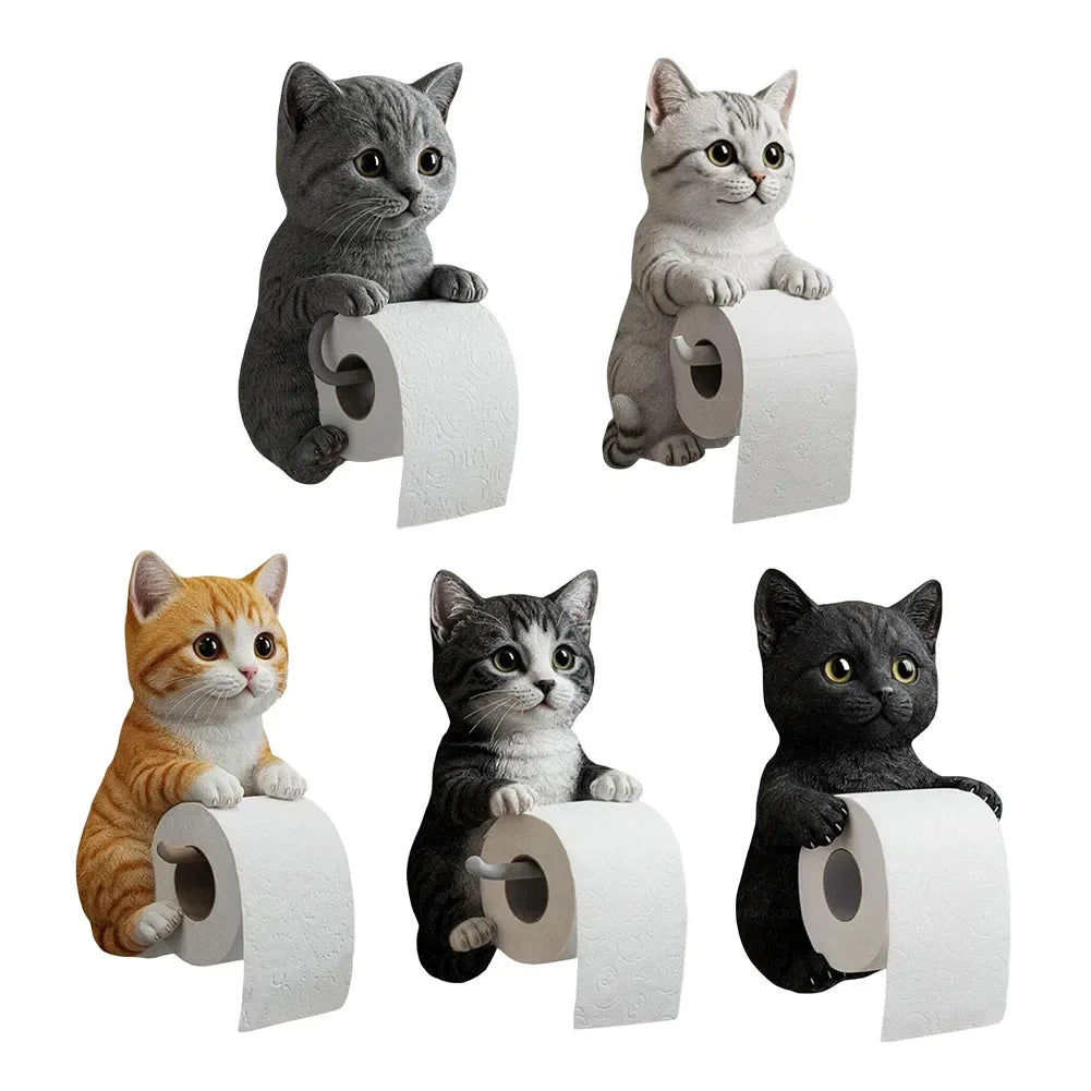 Cat Toilet Paper Holder Cat Toilet Roll Holder