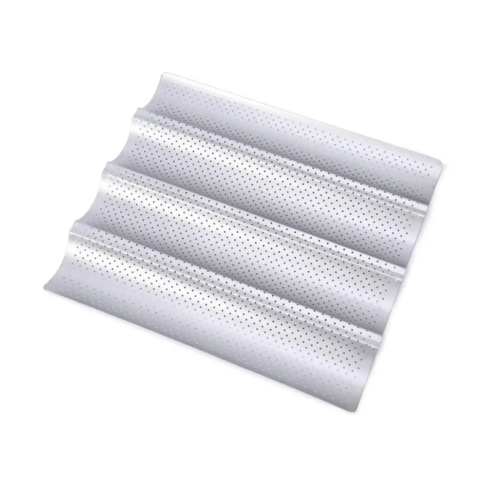 Nonstick Baguette Baking Tray 2/4 Grooves Bakeware French