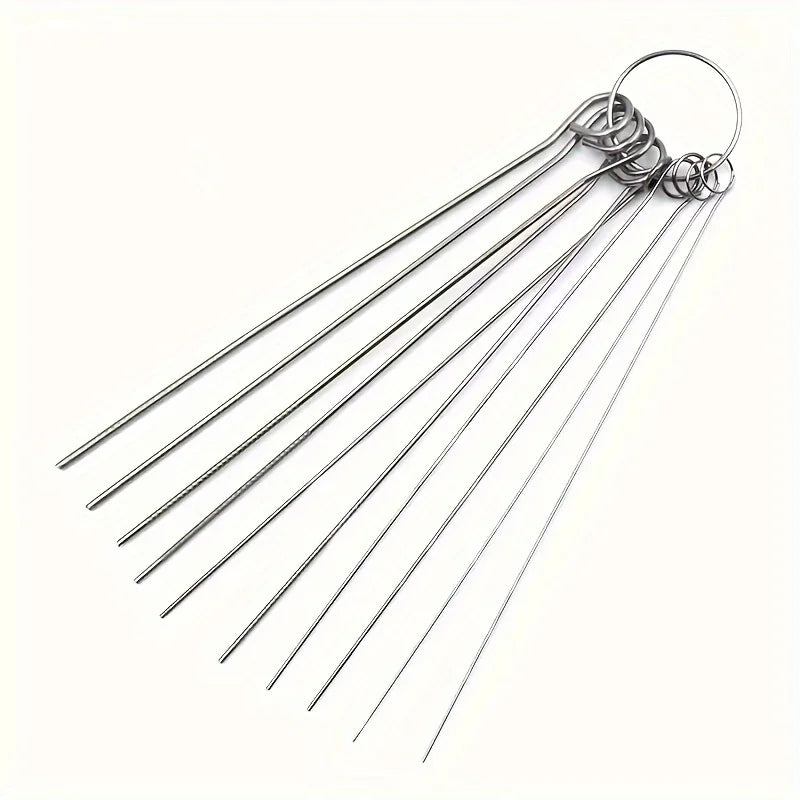 10 Stainless Steel Needle Shower Head Cleaning Brush