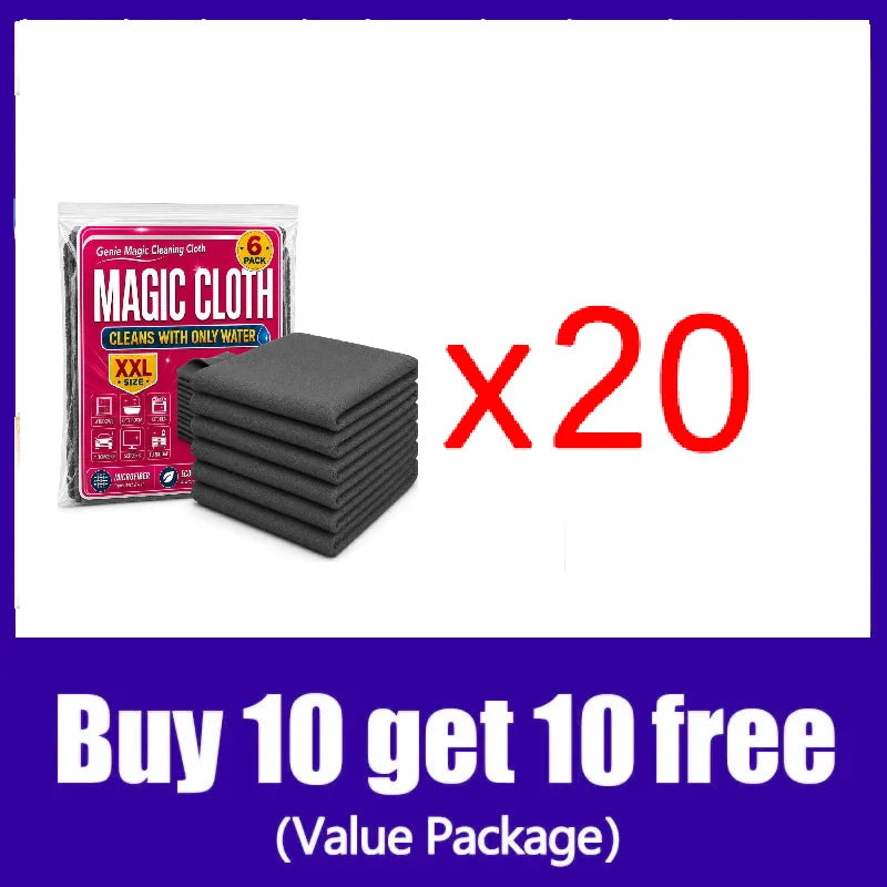 Pack Genie Magic Cleaning Cloth Microfiber Cleaning Cloths