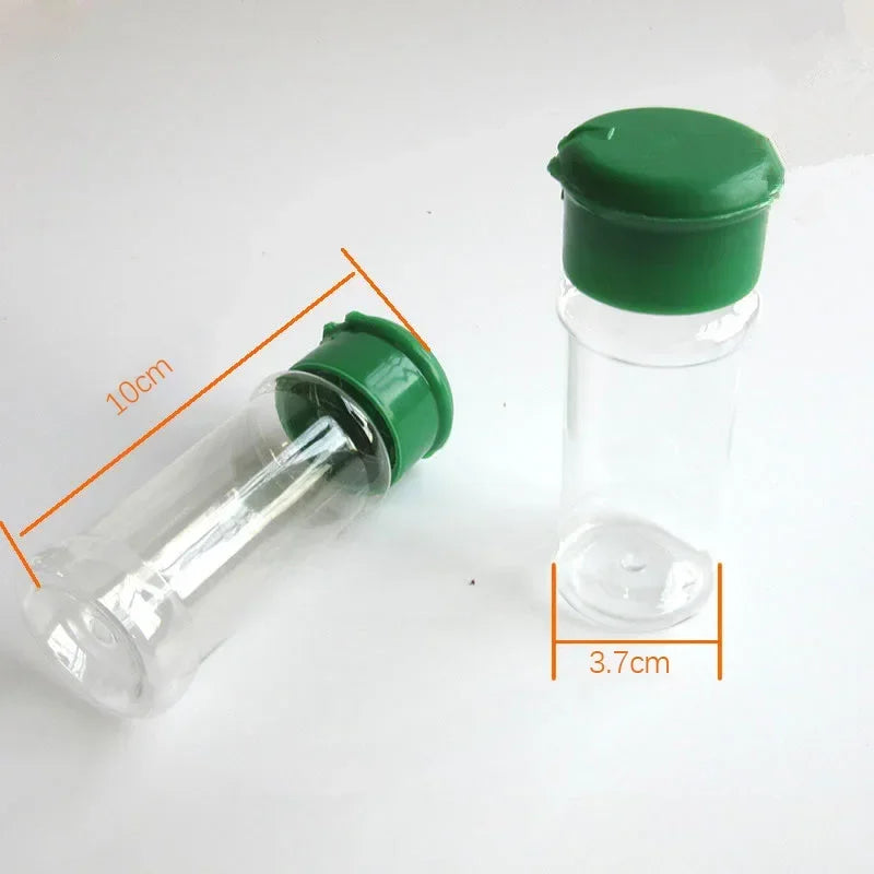 5-20pcs 100ml Plastic Jars Spices Salt Pepper Shakers