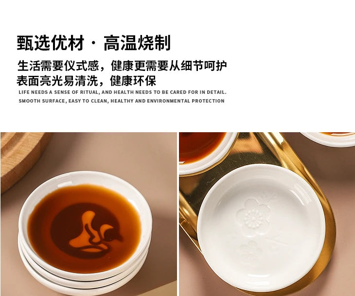 1pcs Ceramic Taste Dish Animal Small Plate Creative
