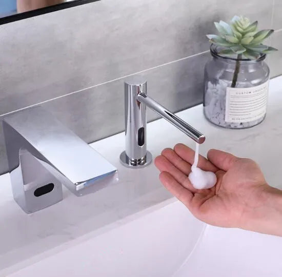 Automatic Liquid Soap Dispenser Faucet Style Brass Sensor