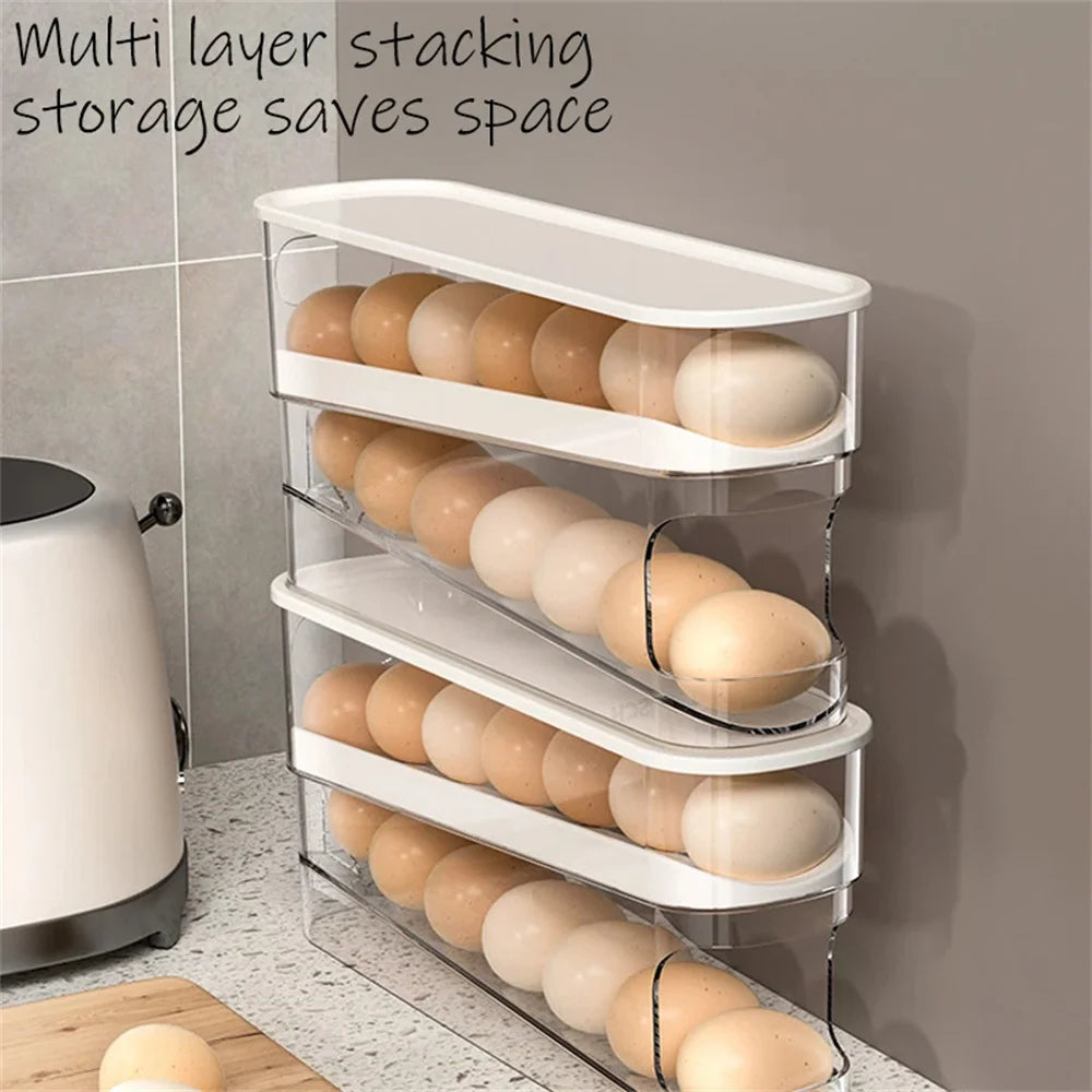 1pc Slide Type Egg Carton Double Automatic Egg