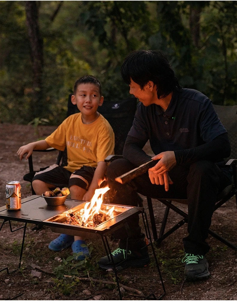 Campingmoon Ug-1 Igt Carbon Grill Camping Table Expansion