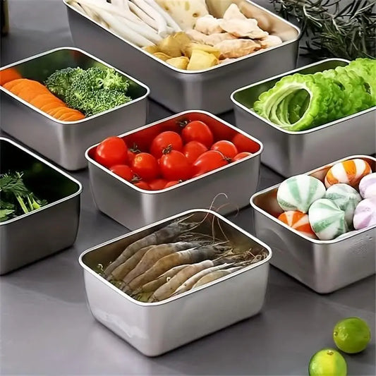 4pcs Food Storage Containers Lids Meal Containers Reusable