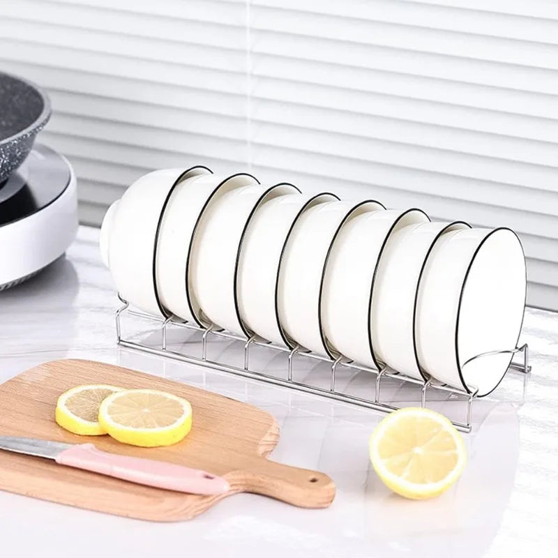 Stainless Steel Dish Storage Rack Desktop Drain Rack