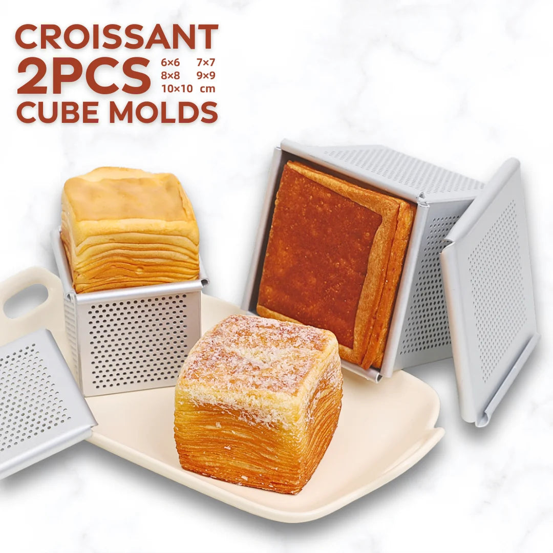 Mini Toast Box Croissant Cube Mold Mini Pullman