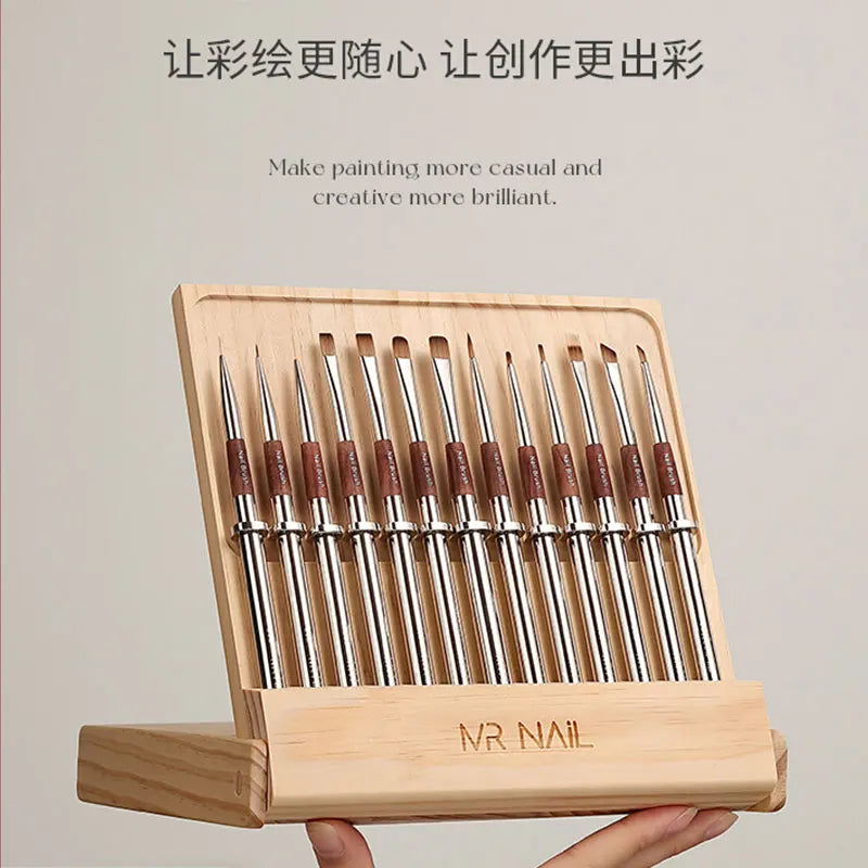 Mr Nail Professional Nail Art Brush Large Square