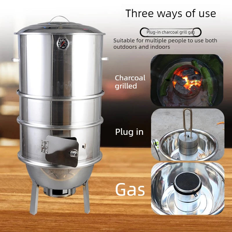 Stainless Steel Hanging Stove Outdoor Barbecue Grill Commercial