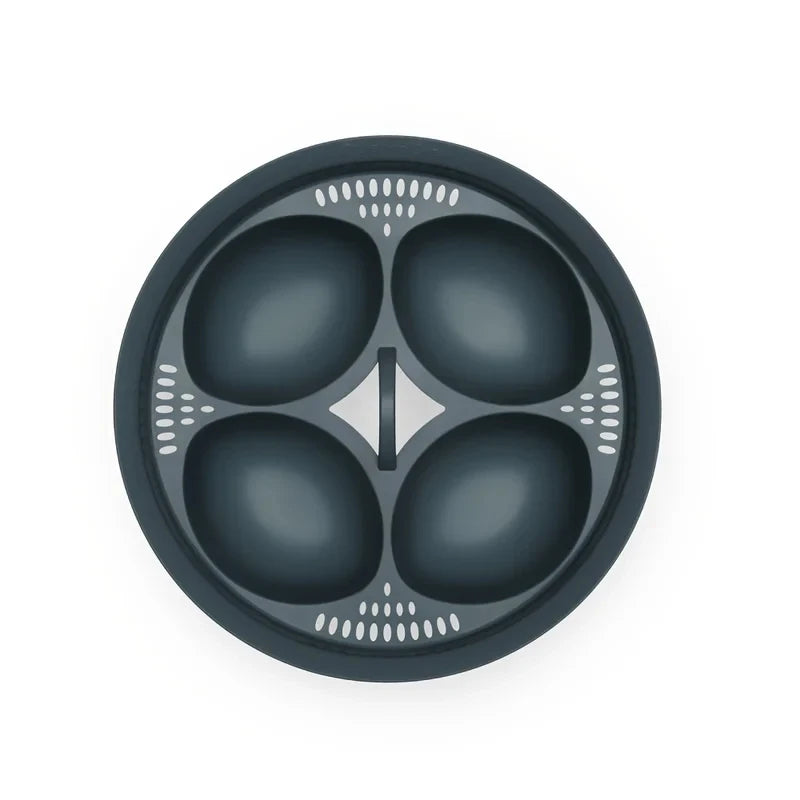 Four Compartment Egg Steamer Poached Egg Cooker Bowl