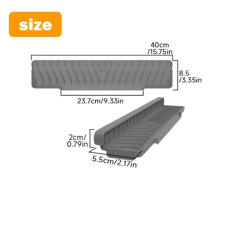 1pcs Faucet Silicone Mat Bathroom Anti-Slip Sink Drain