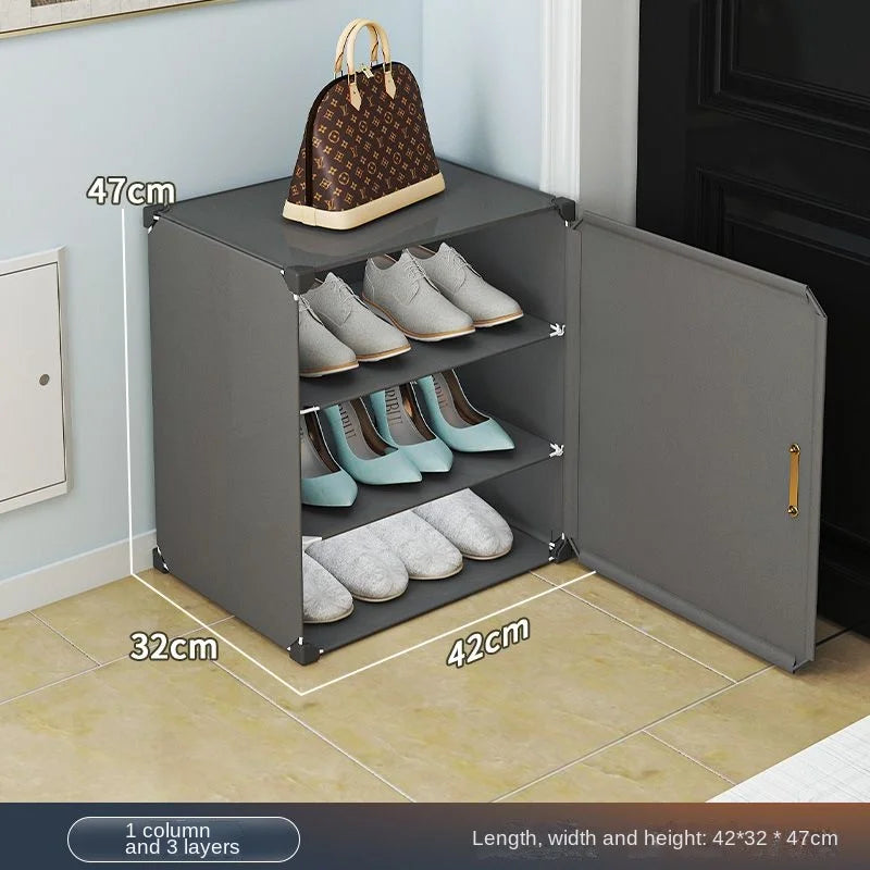 Small-Scale Foldable Cabinets Living Room Multilayer Large Space