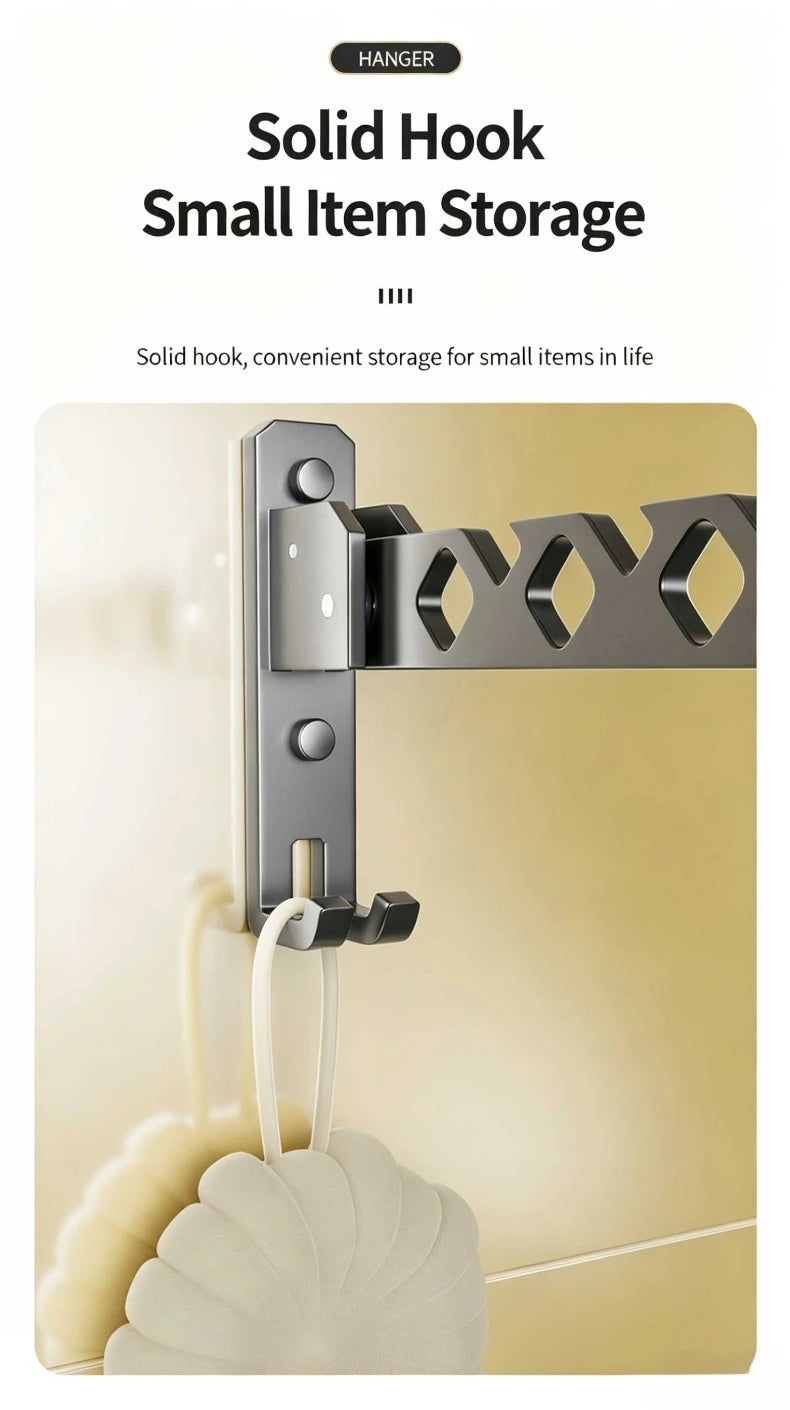 Clothes Drying Rack Collapsible Adjustable Angle Clothes Hanger