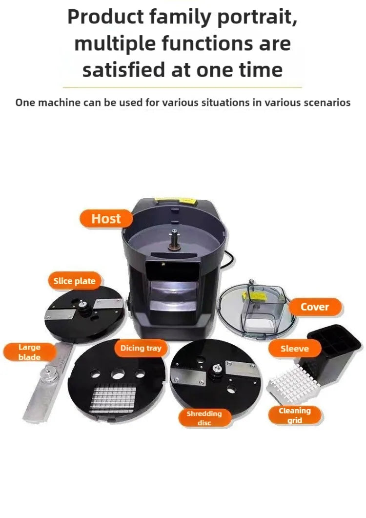 110v 220v In Commercial Food Processor Vegetable Slicer