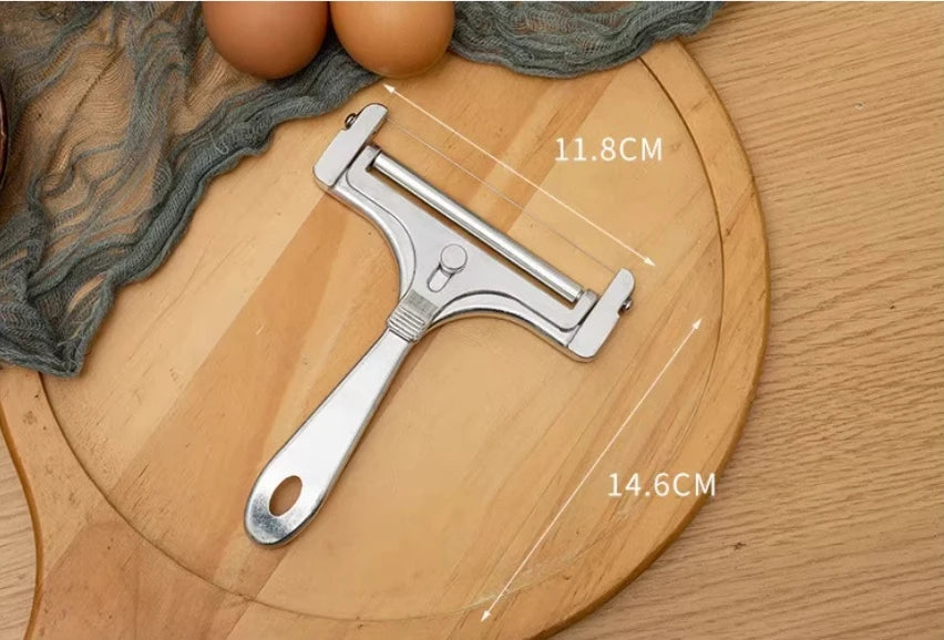 Adjustable Stainless Steel Cheese Slicer Grater Knife Slicing