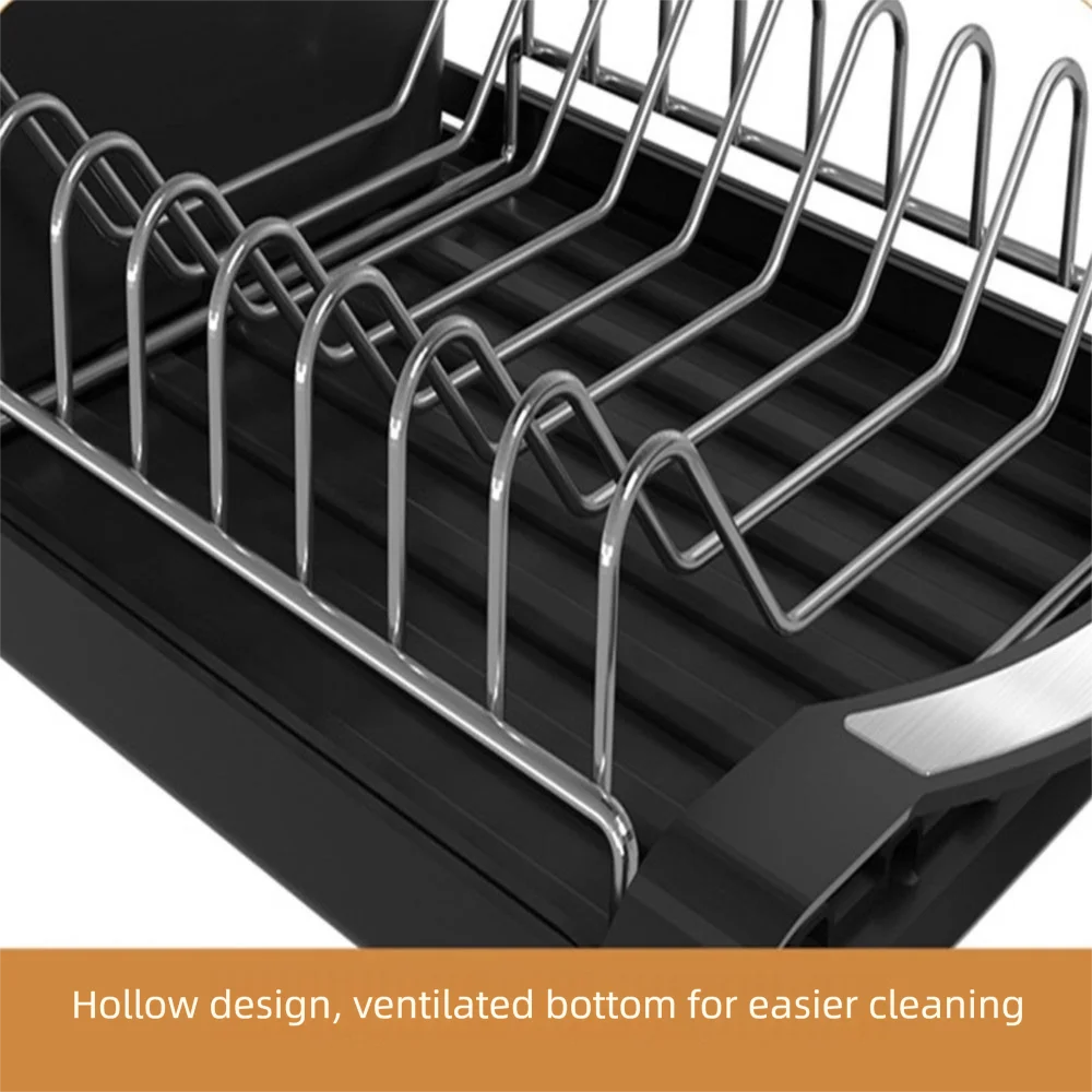 Extendable Dish Drying Rack Large Capacity Space Saving
