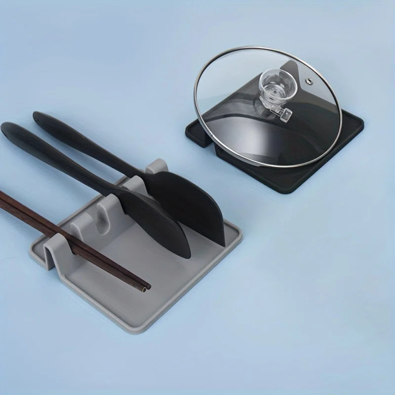 Silicone Kitchenware Rack Tableware Drying Mat Spoon Chopsticks