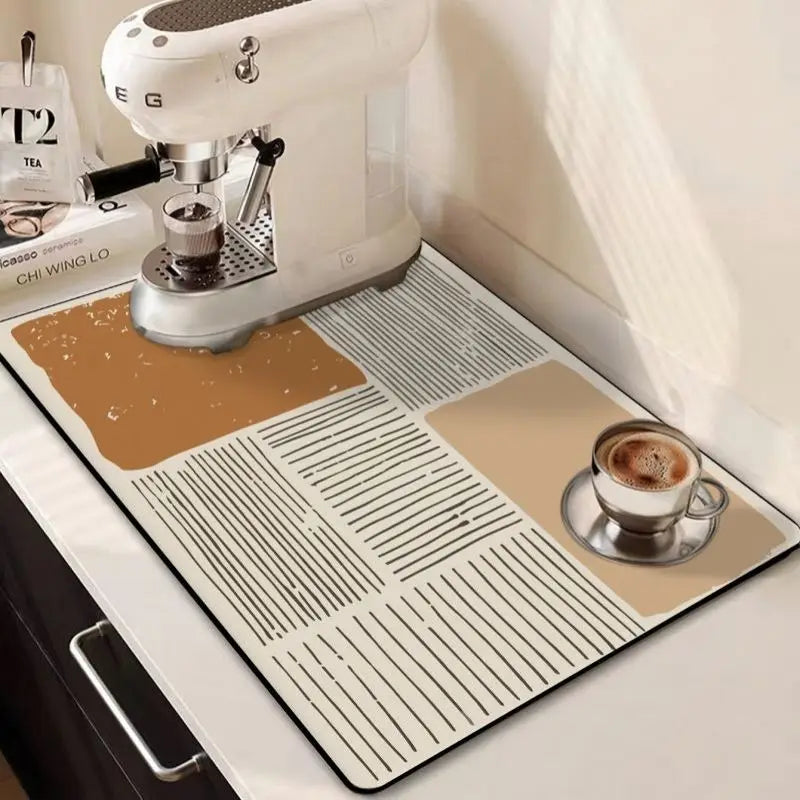 Dish Drying Mat Super Absorbent Dish Mat Drying
