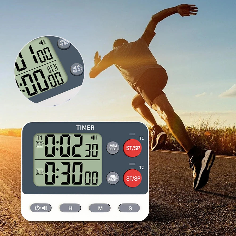 Dual Digital Timer Count Up/Down Timer Memory Function