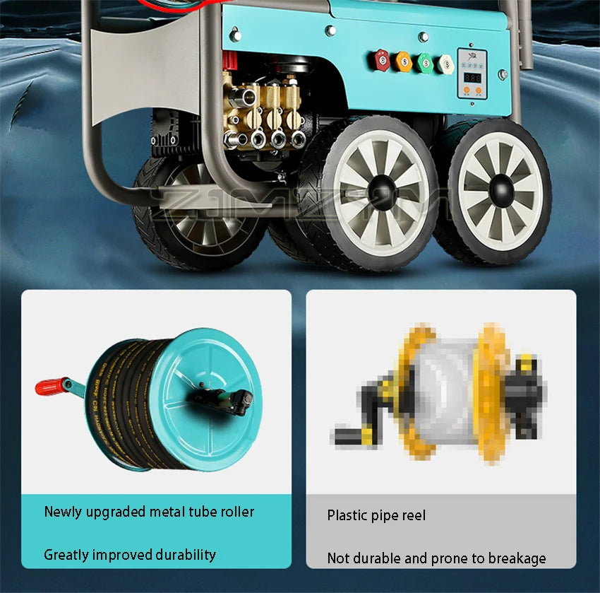 220v Sewer High-Pressure Pipeline Dredging Cleaning Machine