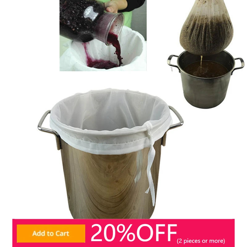 Pc 100 Cotton Cloth Bag Spice Strainer Mesh