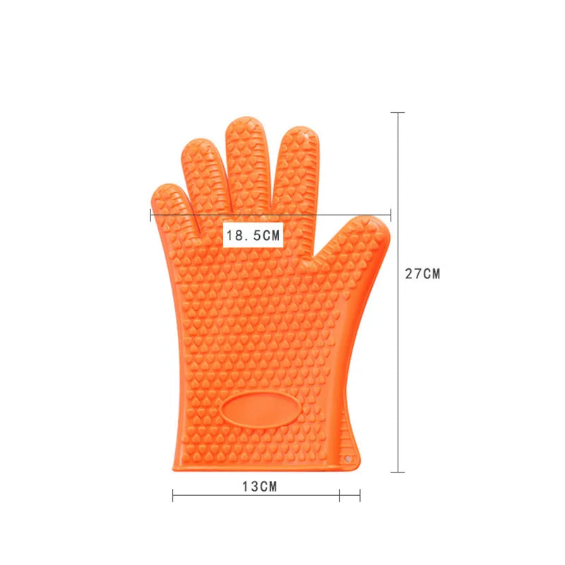 Baking Silicone Microwave Oven Gloves Bbq Grill Gloves